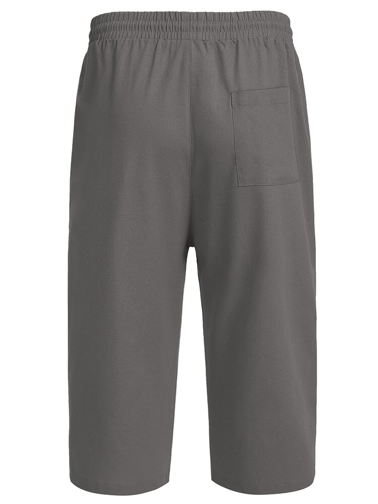 Casual Leinen 3/4 Strand Yoga Shorts