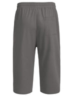 Casual Leinen 3/4 Strand Yoga Shorts