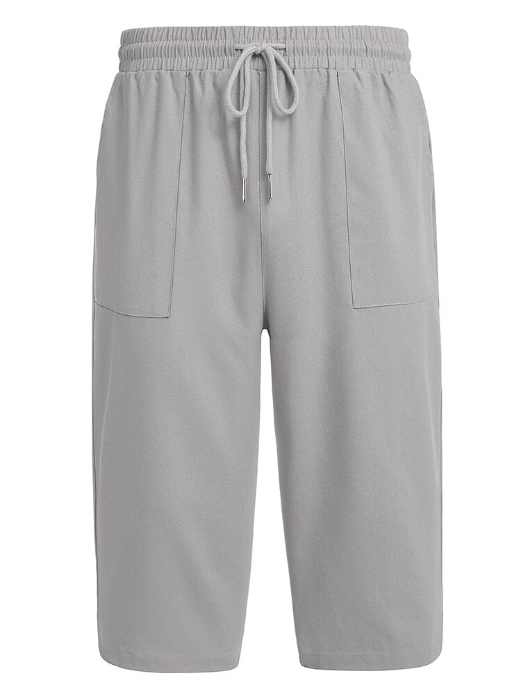 Casual Leinen 3/4 Strand Yoga Shorts