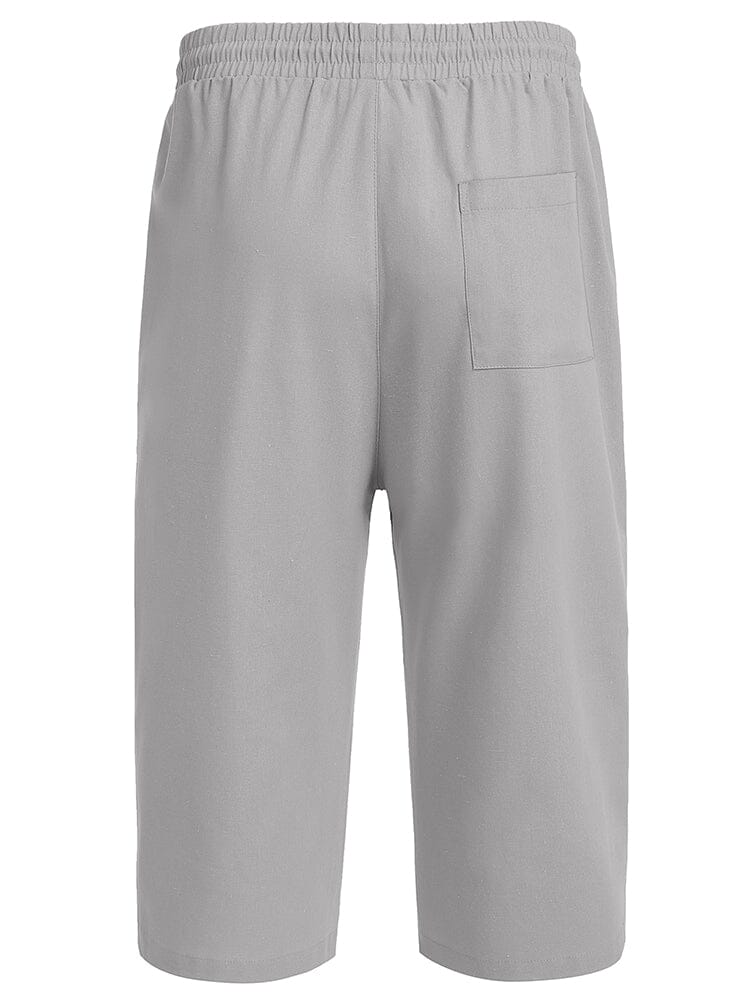 Casual Leinen 3/4 Strand Yoga Shorts