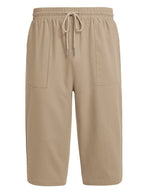 Casual Leinen 3/4 Strand Yoga Shorts