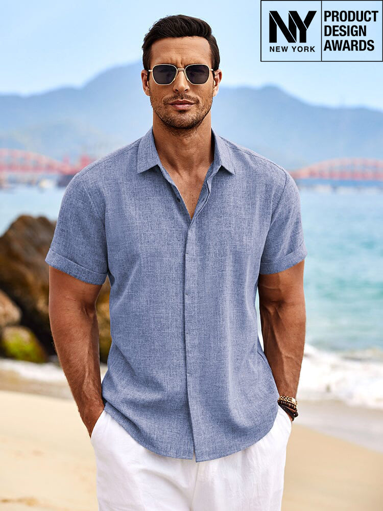 Casual Leinen Skin-friendly Hemden