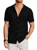 Casual Atmungsaktive Strick Top