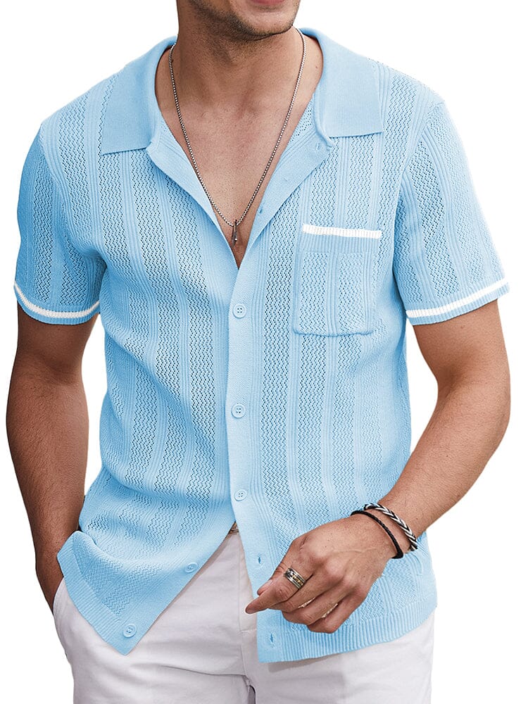 Casual Atmungsaktive Strick Top