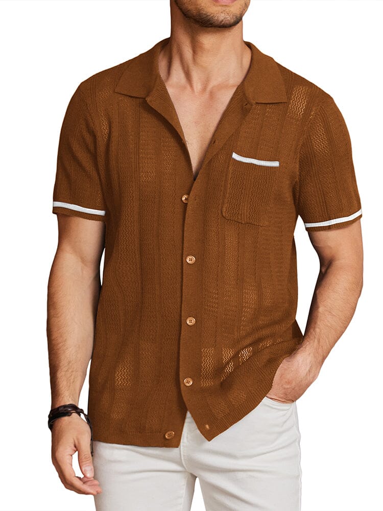 Casual Atmungsaktive Strick Top