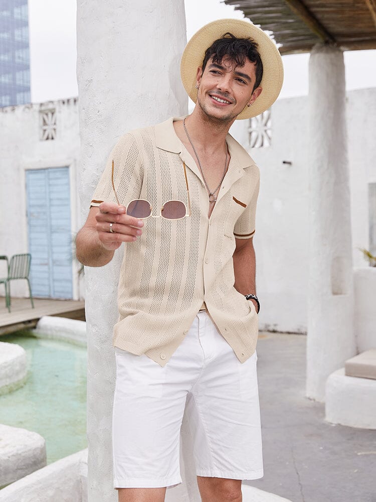 Casual Atmungsaktive Strick Top