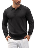 Casual Strick Polo Hemden