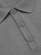 Casual Strick Polo Hemden