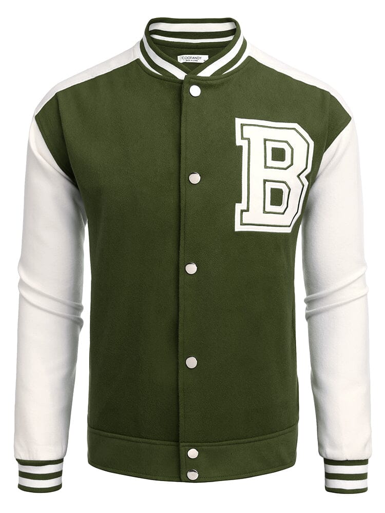 Stylish Letter Baseball Varsity Jacken
