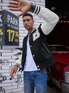 Stylish Letter Baseball Varsity Jacken