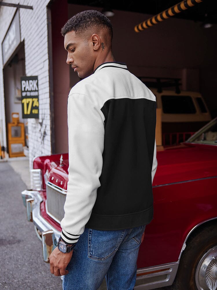 Stylish Letter Baseball Varsity Jacken