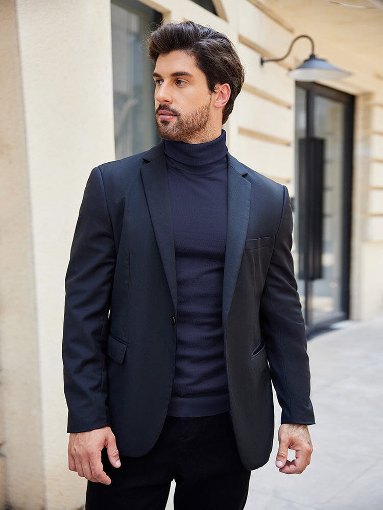 Basic Slim Fit Turtleneck Sweater