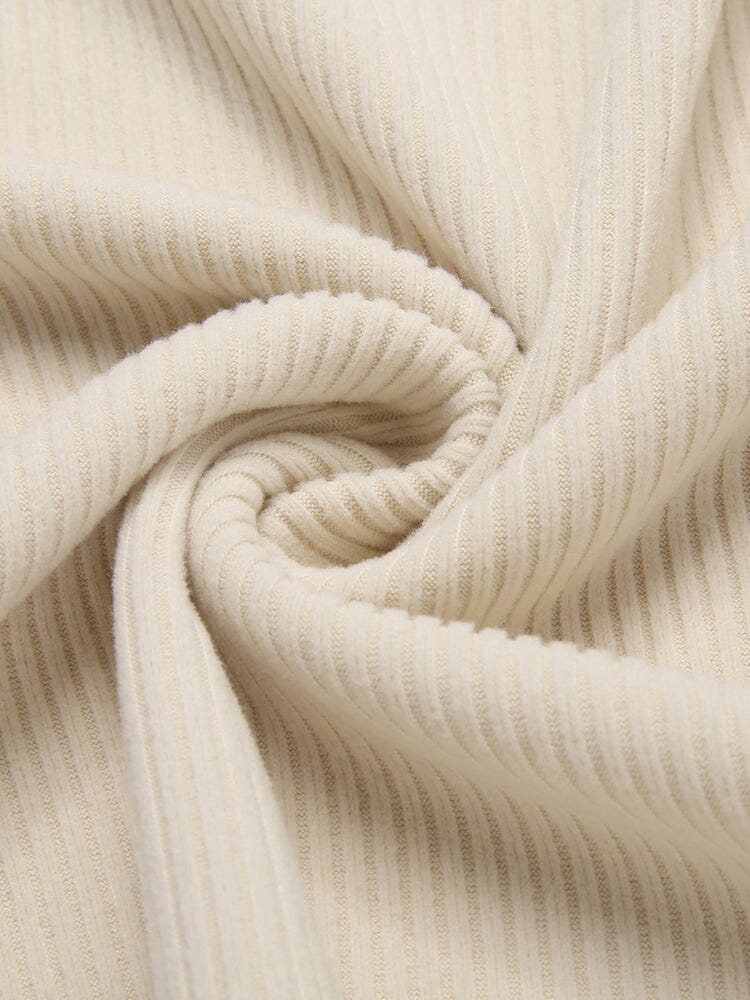 Casual Corduroy Polo Kragen Pullover (US Only)