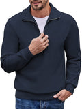 Casual Corduroy Polo Kragen Pullover (US Only)