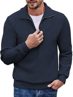 Casual Corduroy Polo Kragen Pullover (US Only)