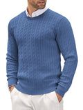Klassisch Cable Strick Pullover