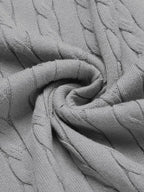 Klassisch Cable Strick Pullover