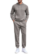 Waffle 2-Teil Hoodie Jogging Set