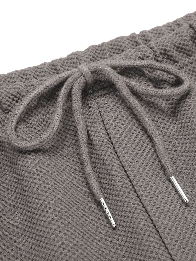 Waffle 2-Teil Hoodie Jogging Set