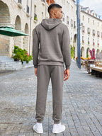 Waffle 2-Teil Hoodie Jogging Set