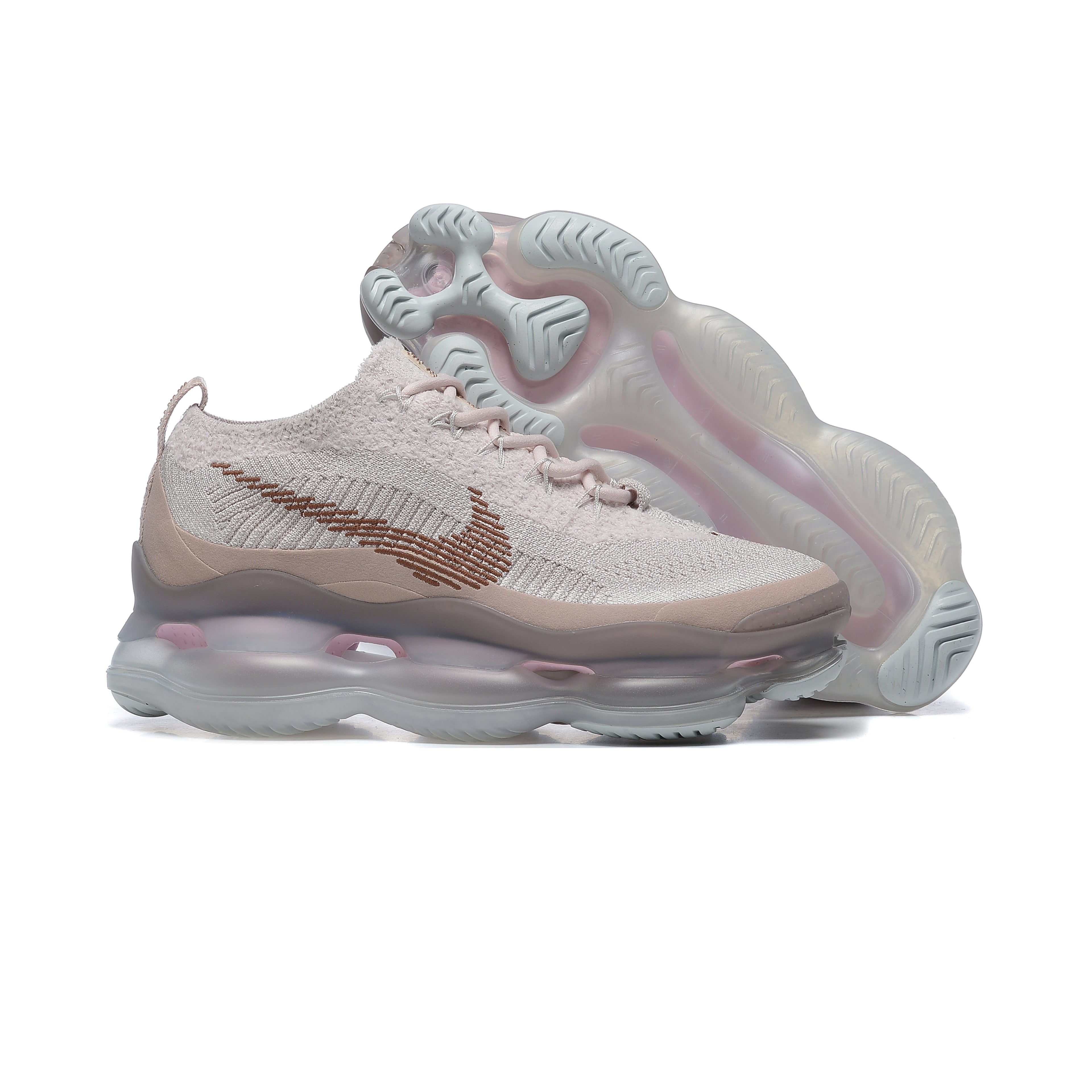 Nike Air Max Scorpion Flyknit Beige Rosa Damen Sneaker Modern