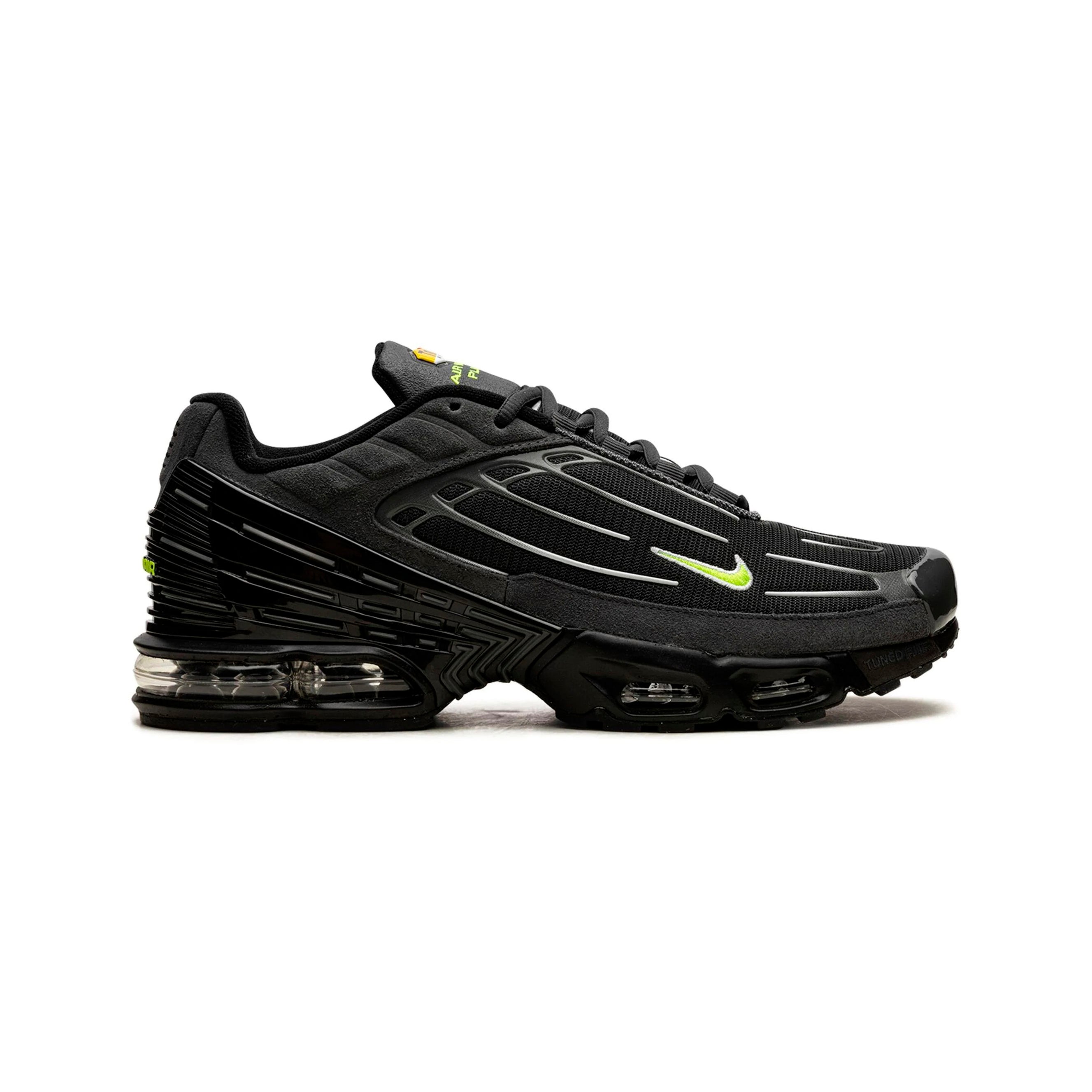 Nike Air Max Plus 3 Schwarz Volt Herren Sneaker Modern und Tecnologiche