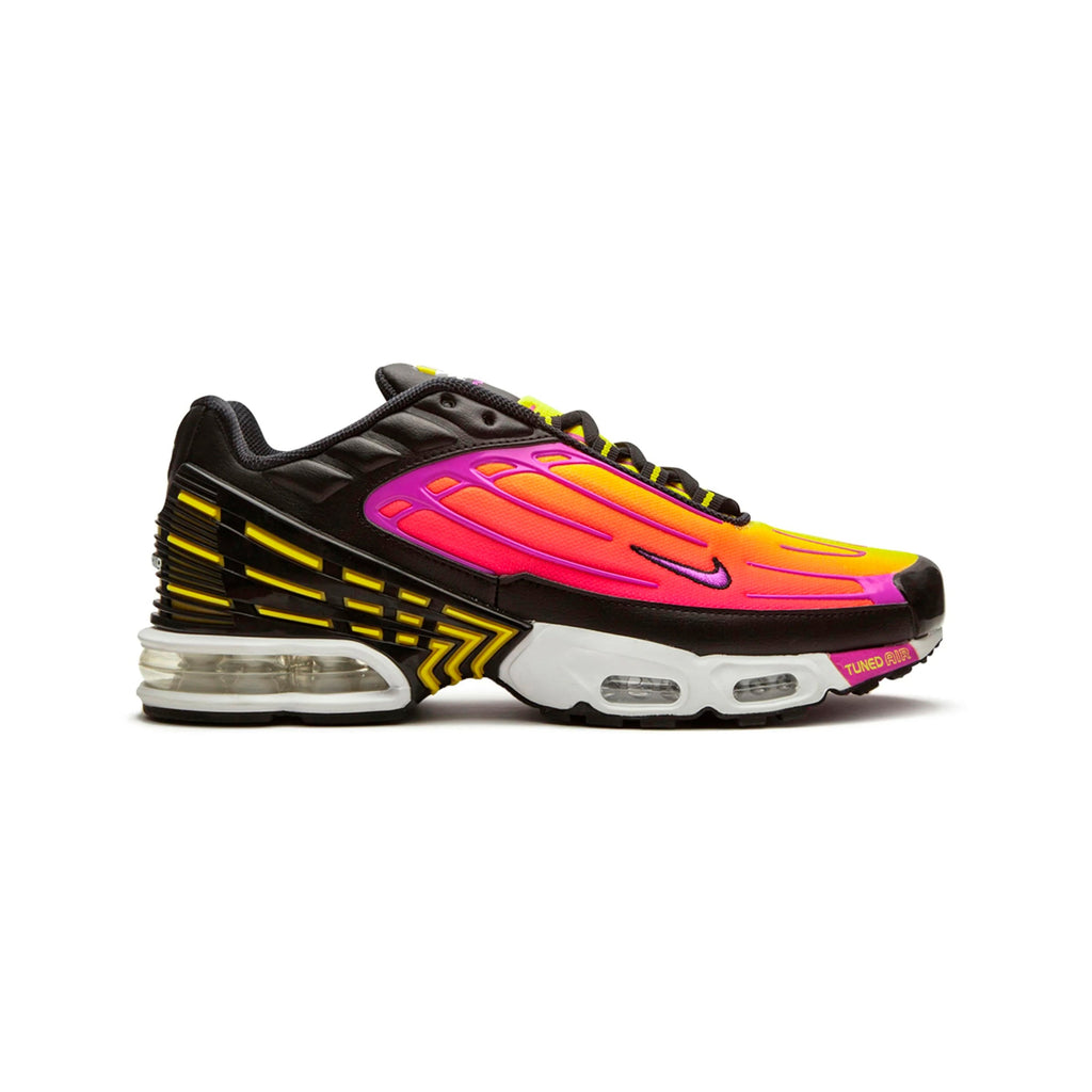 Nike Air Max Plus 3 Schwarz Gelb Violett Hyper Violet Herren Sneaker Modern
