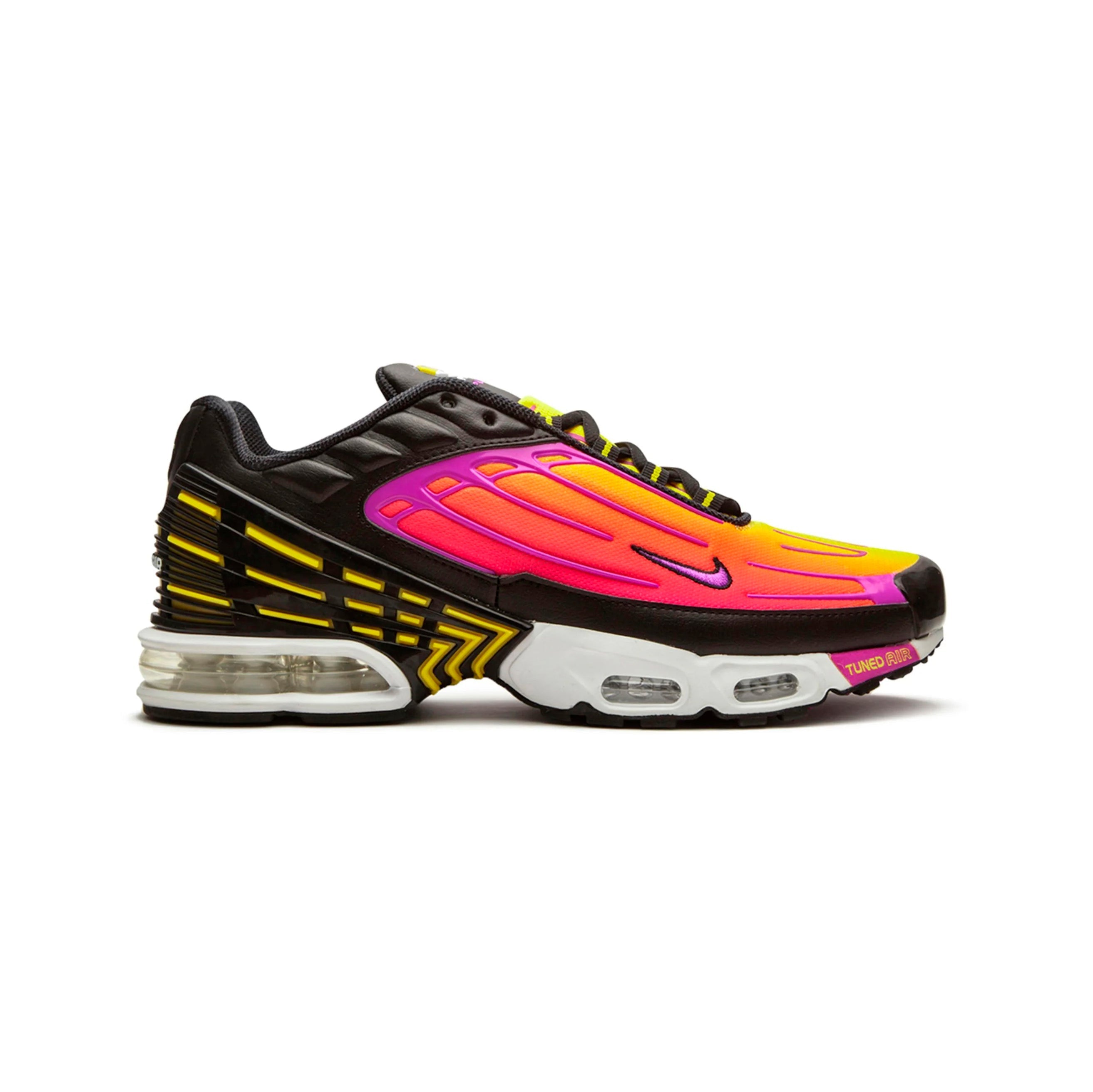 Nike Air Max Plus 3 Schwarz Gelb Violett Hyper Violet Herren Sneaker Modern
