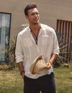 Henley Baumwolle Strand Hemden (US Only)