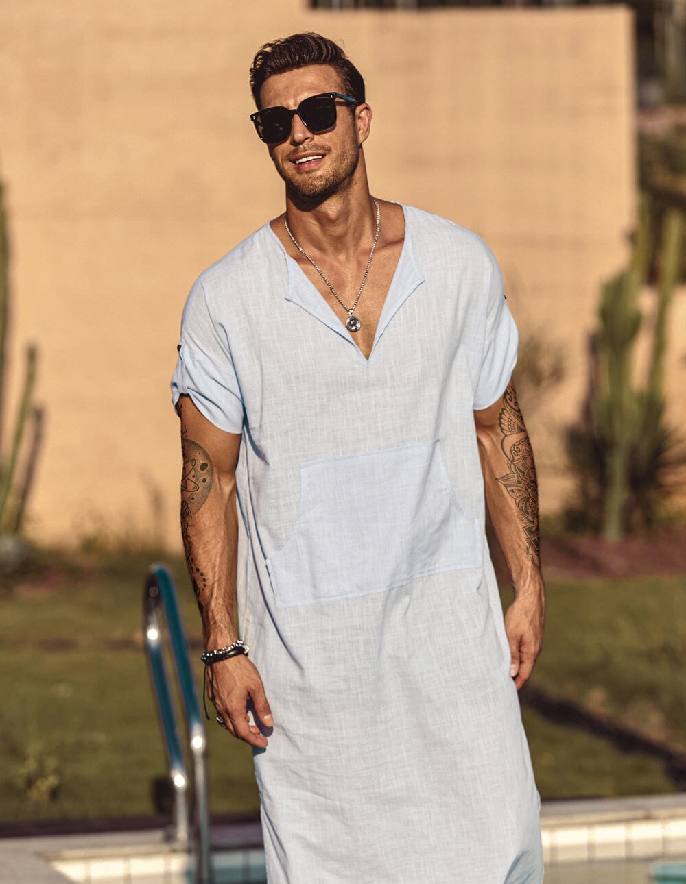 V-Neck Lang Gown