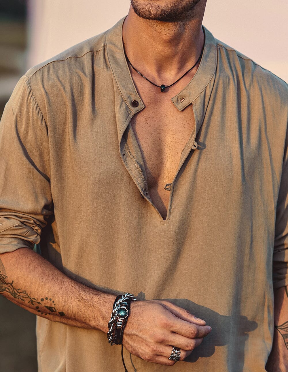 Casual Strand Hippie Hemden (US Only)