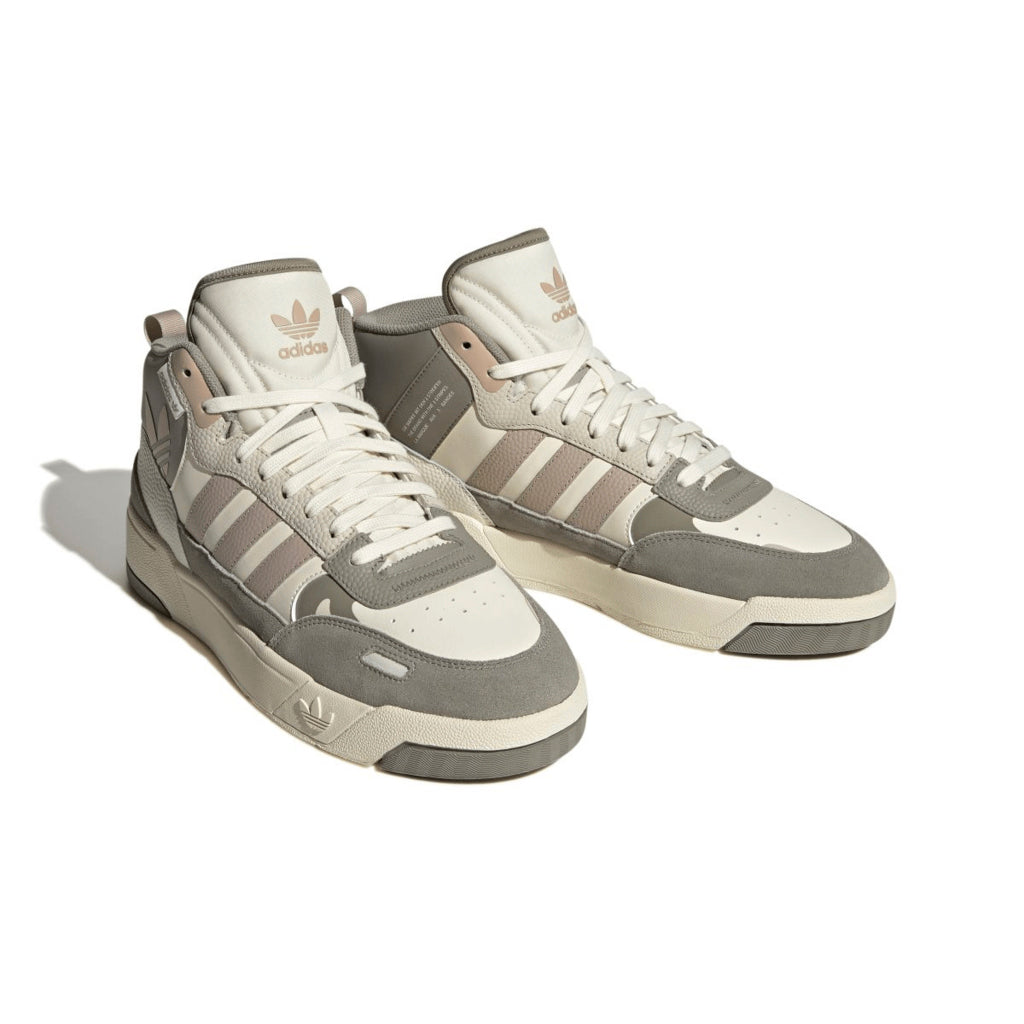 Adidas Post Up Sneaker Weiß und Taupe Herren Stil Retro Basket
