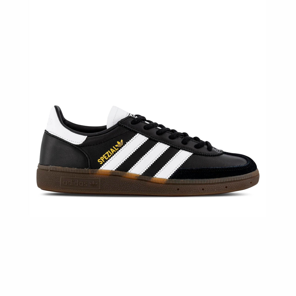 Adidas Handball Spezial Schuhe in Leder Schwarz und Weiß Herren Retro