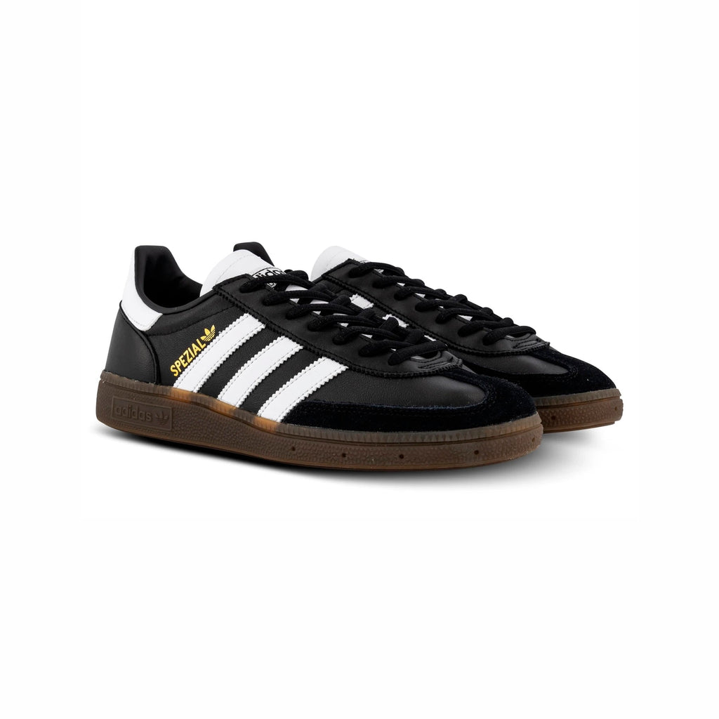 Adidas Handball Spezial Schuhe in Leder Schwarz und Weiß Herren Retro