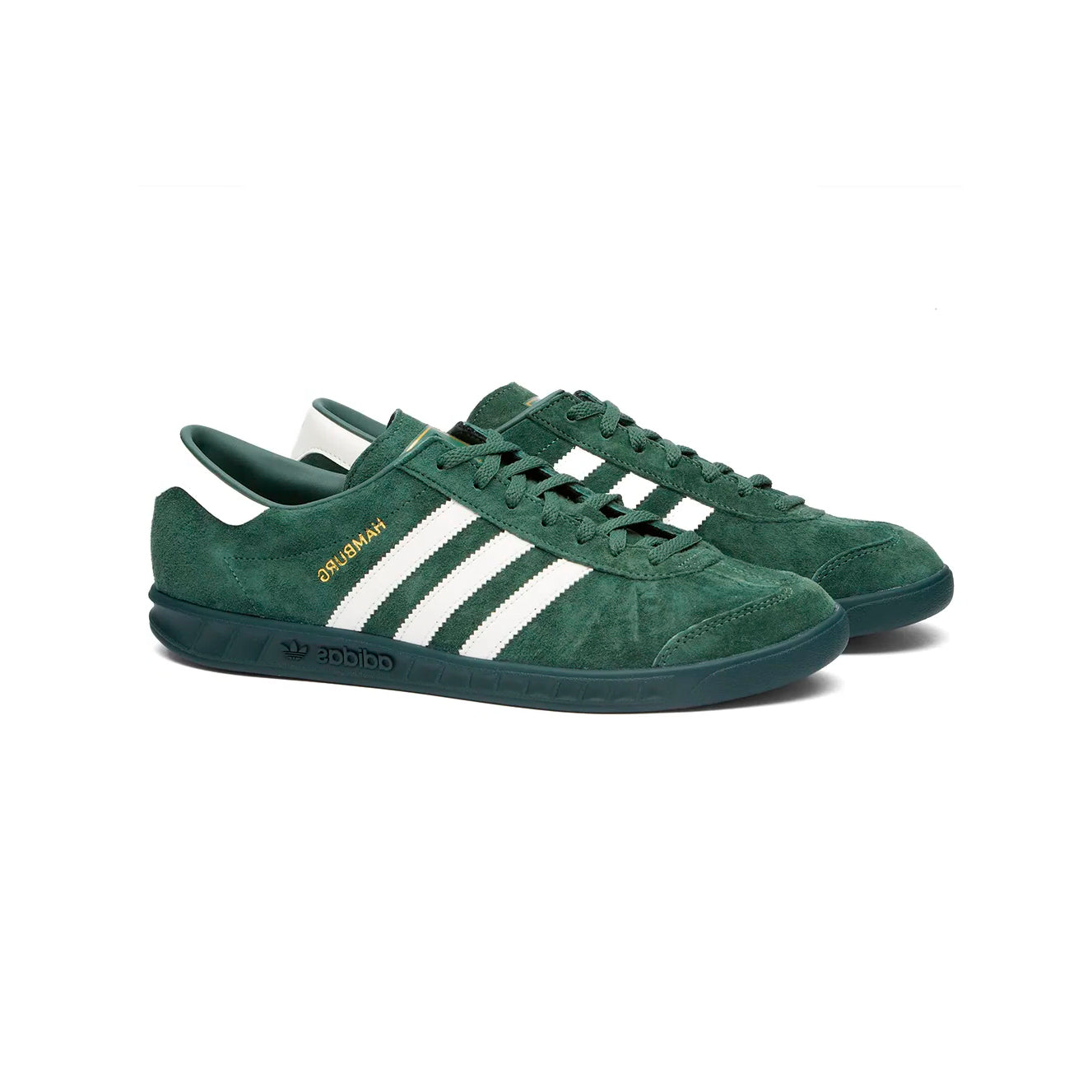 Adidas Hamburg Schuhe da Ginnastica Grün Oxide Herren Retro Sportive