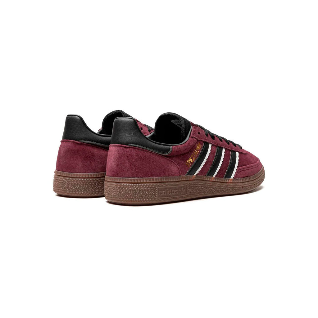 Adidas Handball Spezial Schuhe Bordeaux und Schwarz mit Sohle Gum Herren Retro