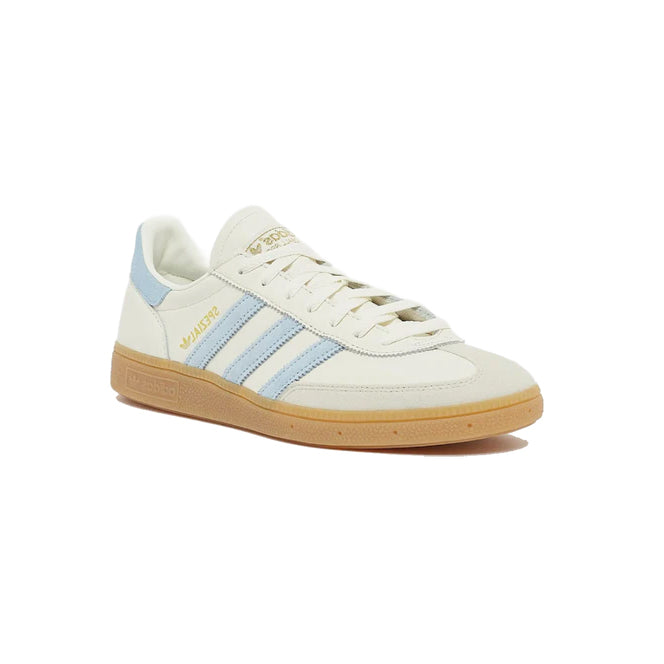 Adidas Handball Spezial Schuhe Weiß und Hellblau Cielo Herren Retro