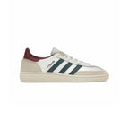 Adidas Handball Spezial Schuhe Weiß mit Details Grün Dunkel und Bordeaux Herren