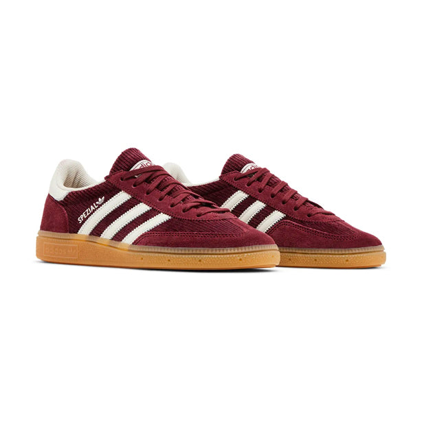 Adidas Handball Spezial Schuhe Rot in Velluto a Coste Herren Retro