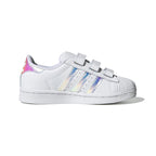 Adidas Superstar Kinder Weiß mit Details Iridescenti