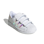 Adidas Superstar Kinder Weiß mit Details Iridescenti