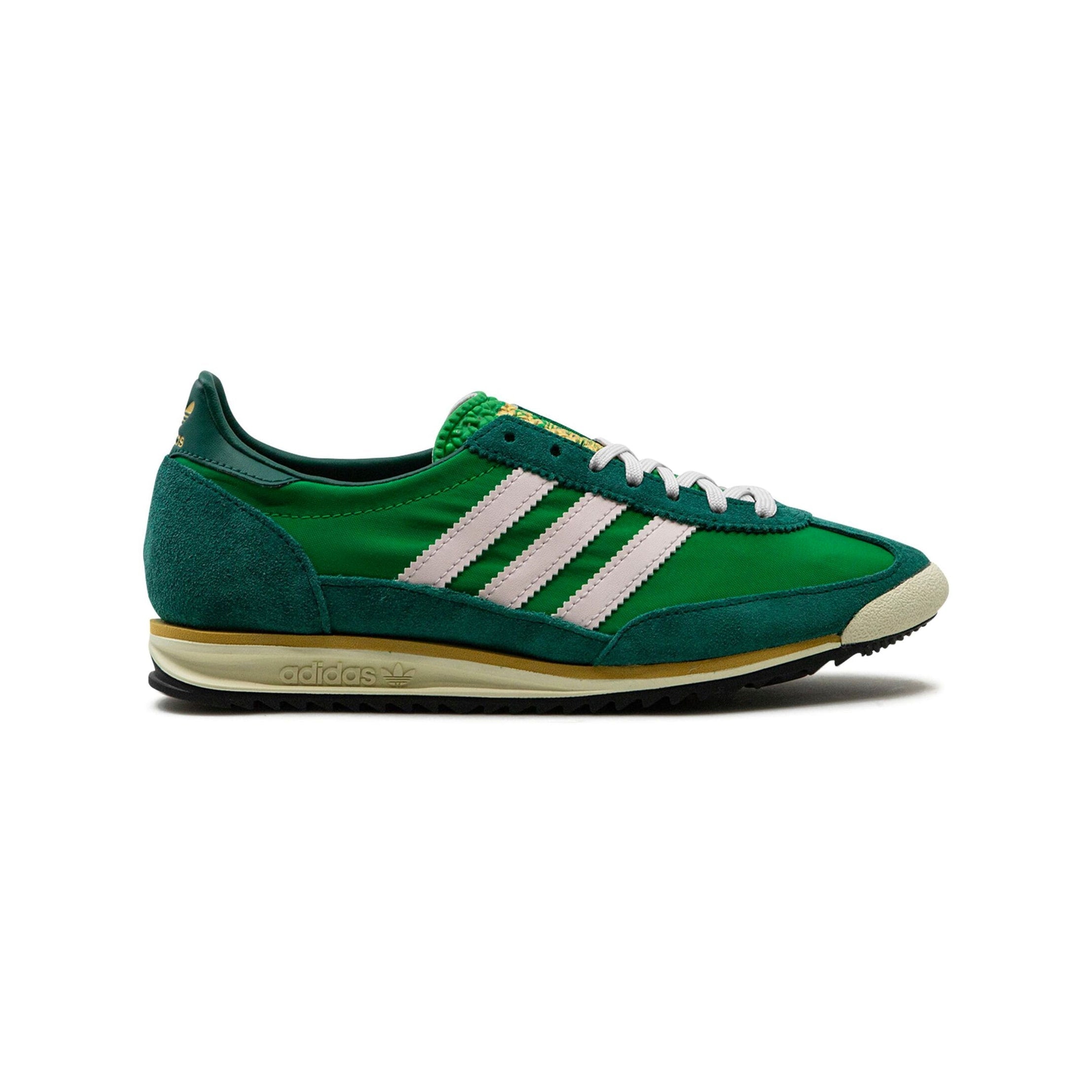 Adidas SL 72 Schuhe Grün Collegiale mit Strisce Weiß Herren Retro