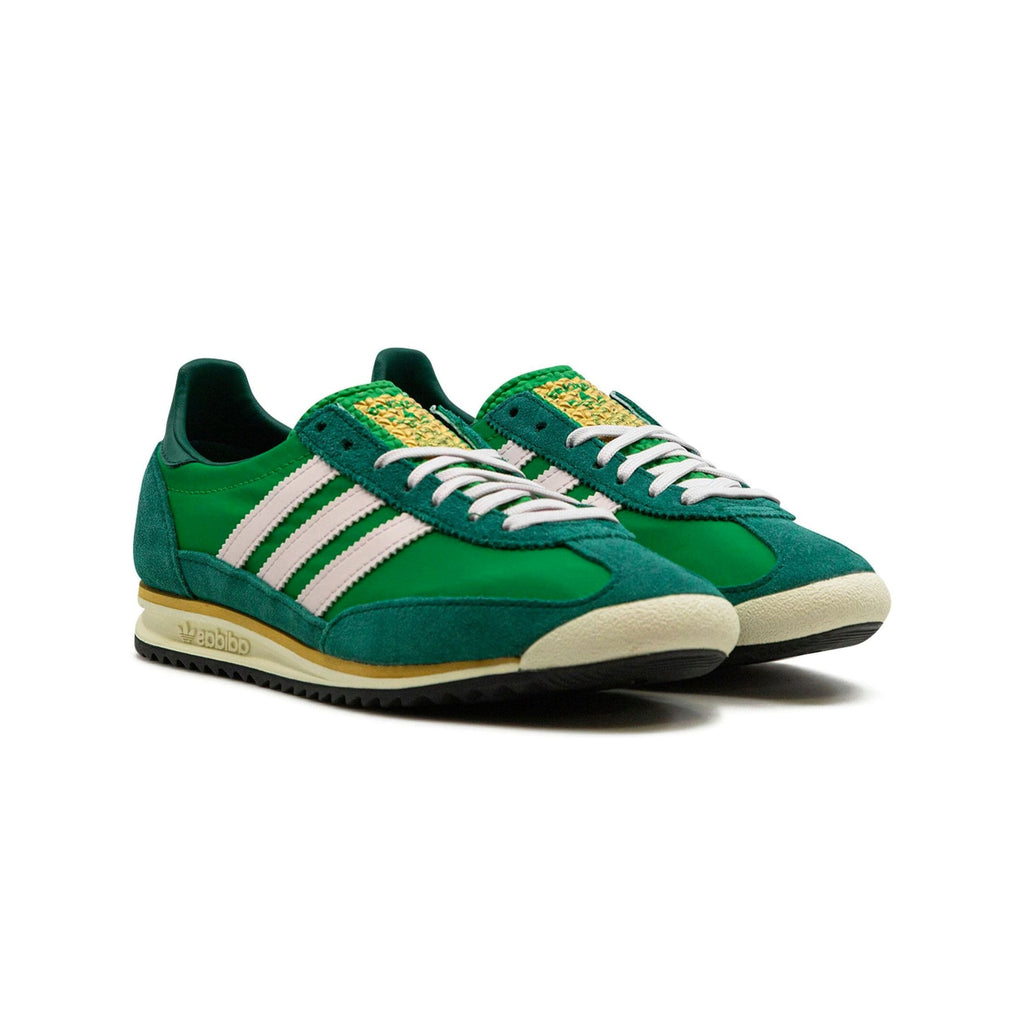 Adidas SL 72 Schuhe Grün Collegiale mit Strisce Weiß Herren Retro