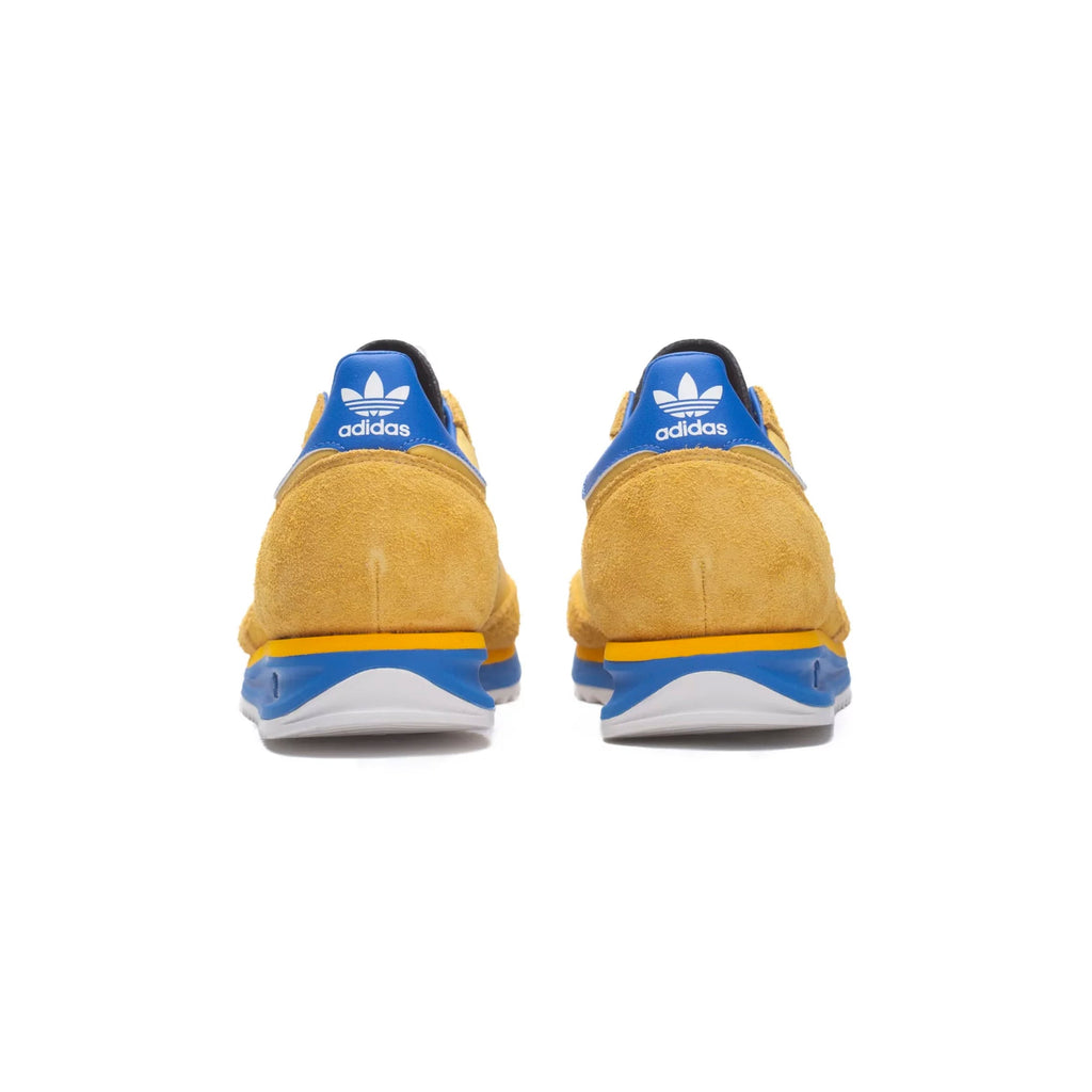 Adidas SL 72 Schuhe Gelb Senape mit Strisce Blau Herren Vintage Retro
