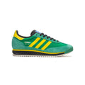 Adidas SL 72 Schuhe Grün mit Strisce Gelb Herren Vintage Retro