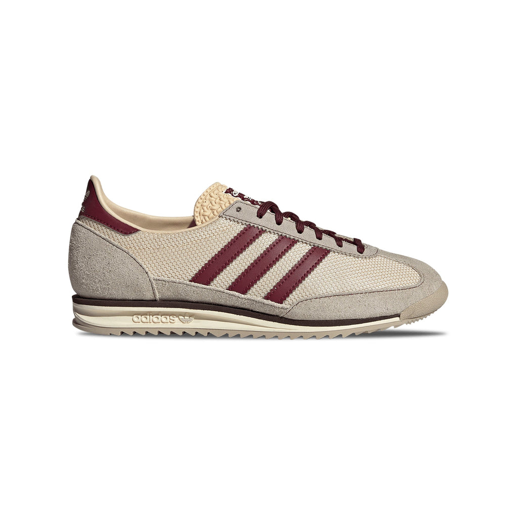 Adidas SL 72 Schuhe Beige und Bordeaux Herren Stil Retro Vintage