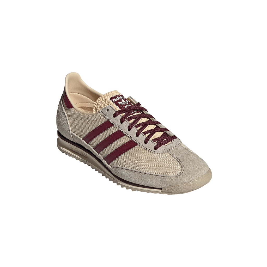 Adidas SL 72 Schuhe Beige und Bordeaux Herren Stil Retro Vintage