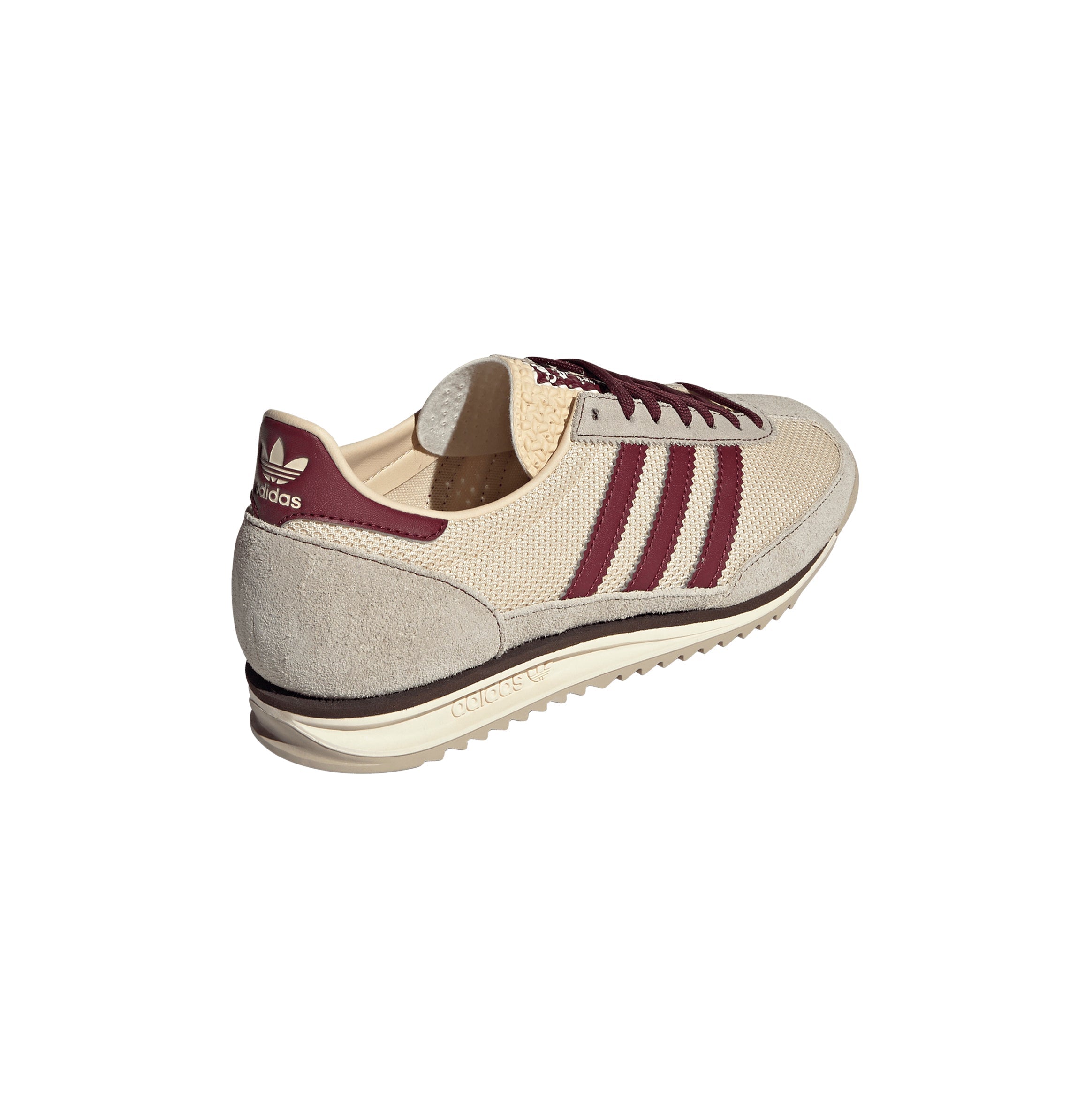 Adidas SL 72 Schuhe Beige und Bordeaux Herren Stil Retro Vintage