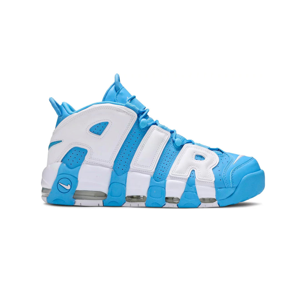 Nike Air More Uptempo 96 University Blau Weiß und Hellblau Herren