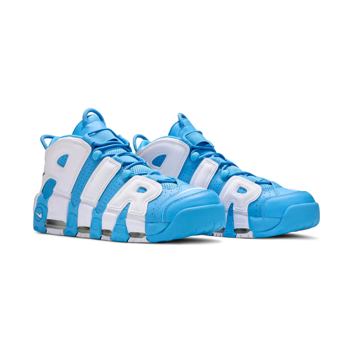 Nike Air More Uptempo 96 University Blau Weiß und Hellblau Herren